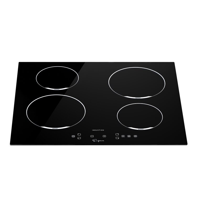 Empava  24-In Electric Induction Cooktop With 4 Elements Including 3,000-Watt Element