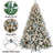Ericka Pre-lit Flocked Artificial Christmas Tree-921602849