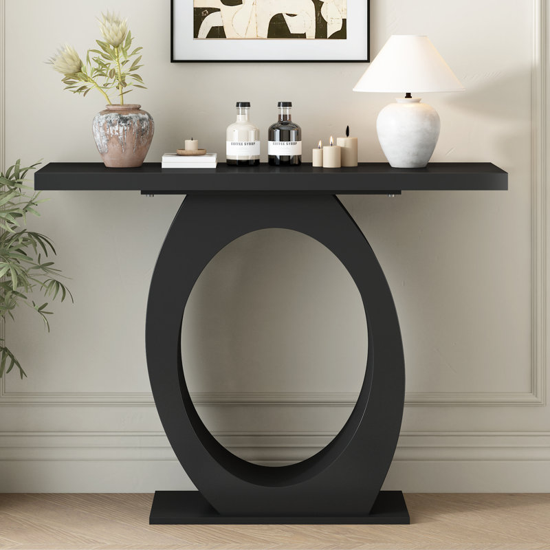  39.43" Console Table, Black