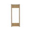 Washan Towel Rack, Wall-Mounted Design, Open Vertical Frame, Integrated Lower Shelf For Folded Towels, Sturdy And Lightweight Structure, Natural Oak