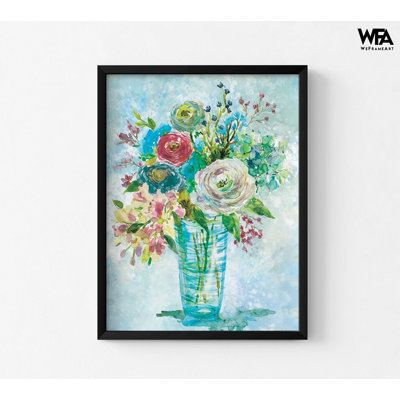 «Blue Bouquet I» par Vincent Van Gogh, décoration de maison de bouquet, impression de fleurs bleues, décoration florale, fleurs dans un vase, reproduction de peinture à l'huile