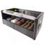 Lit de jour rembourré de taille simple, cadre de lit simple à rangement hydraulique avec chargement USB et Type-C, cadre de lit avec lattes de bois et dossier de canapé capitonné, gris, velours (sans matelas)-162668408