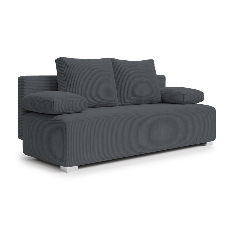 Adriyana 3 Seater Sofa Bed, Light Grey