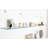 Metal and Glass Rectangle Bracket Shelf-597974475