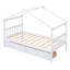 Lit en bois avec tiroirs-208299764
