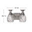 Plantation 2 Light Wall Sconce-852398610