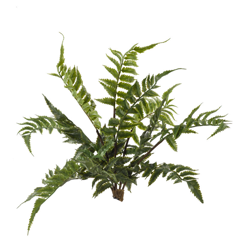 Faux Leather Fern Plant
