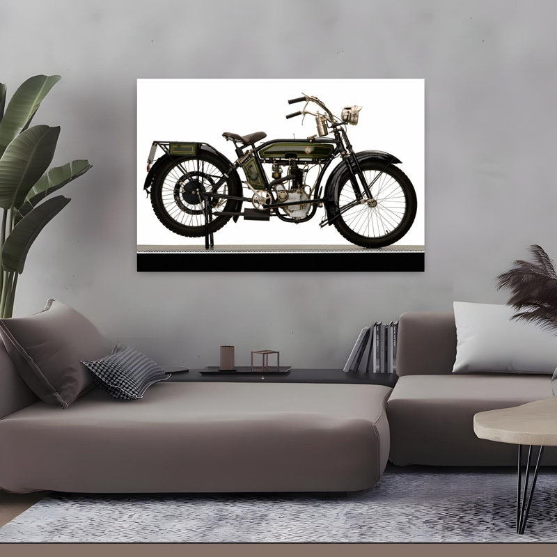 1922 Nsu 351Cc / 3PS, paysage abstrait classique, art mural, H 16 po x l 24 po