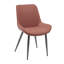 Tan Retro Bucket Style Dining Chair 