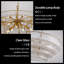 Lustre rond à gradins 8/12 lumières 24 "/ 36" à gradins avec verre Ribble-821932078-821932077