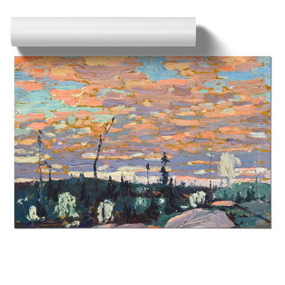 Wild Cherries by Tom Thomson - No Frame Painting