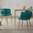 Evanni Velvet Upholstered Metal Side Chair-1219530800-1233138657