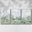 Snowcap Valley I, ensemble de 3 toiles encadrées sur toile-97706189-97706184
