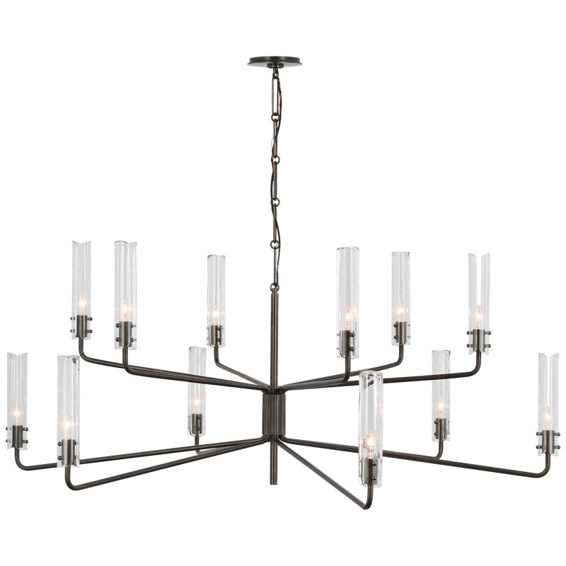 Casoria 12 - Light Chandelier, Bronze