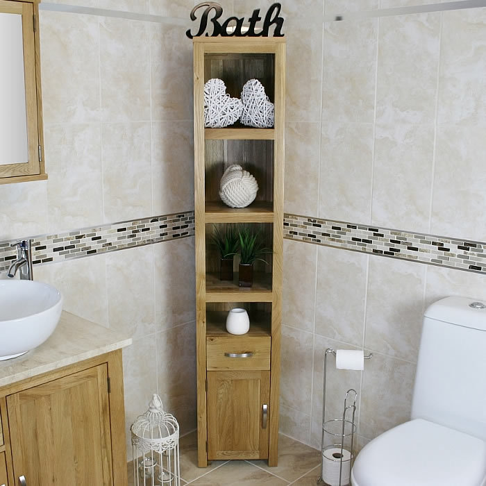 Karli Solid Wood Linen Cabinet