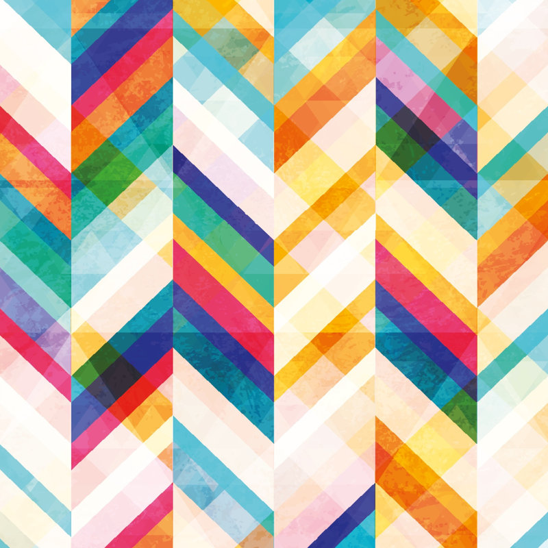 Papier peint à motif géométrique Chevron