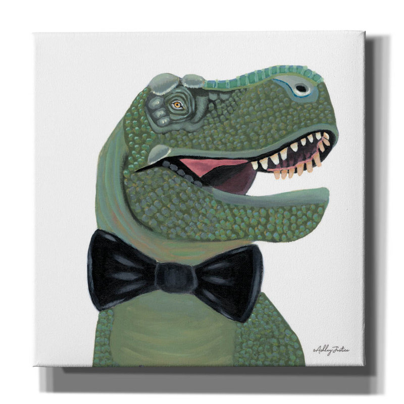«Mr. Rex» par Ashley Justice, H 12 po x l 12 po x P 0,75 po