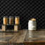 Metro Lantern Glossy Black 9-1/2" x 10-3/4" Porcelain Mosaic Floor and Wall Tile