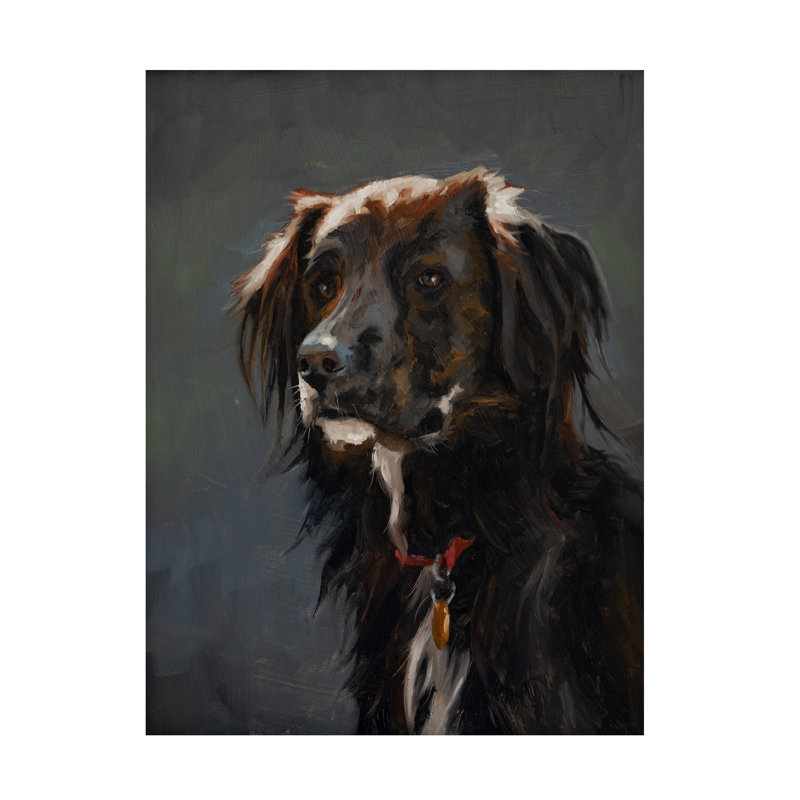 Art mural sur toile tendue - Marian Parsons «Pet Portraitudes VI», art mural pour salon, chambre à coucher ou bureau - 18 x 24