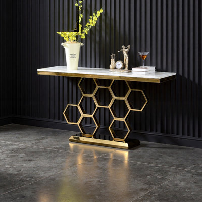 Modern creative decorative console table