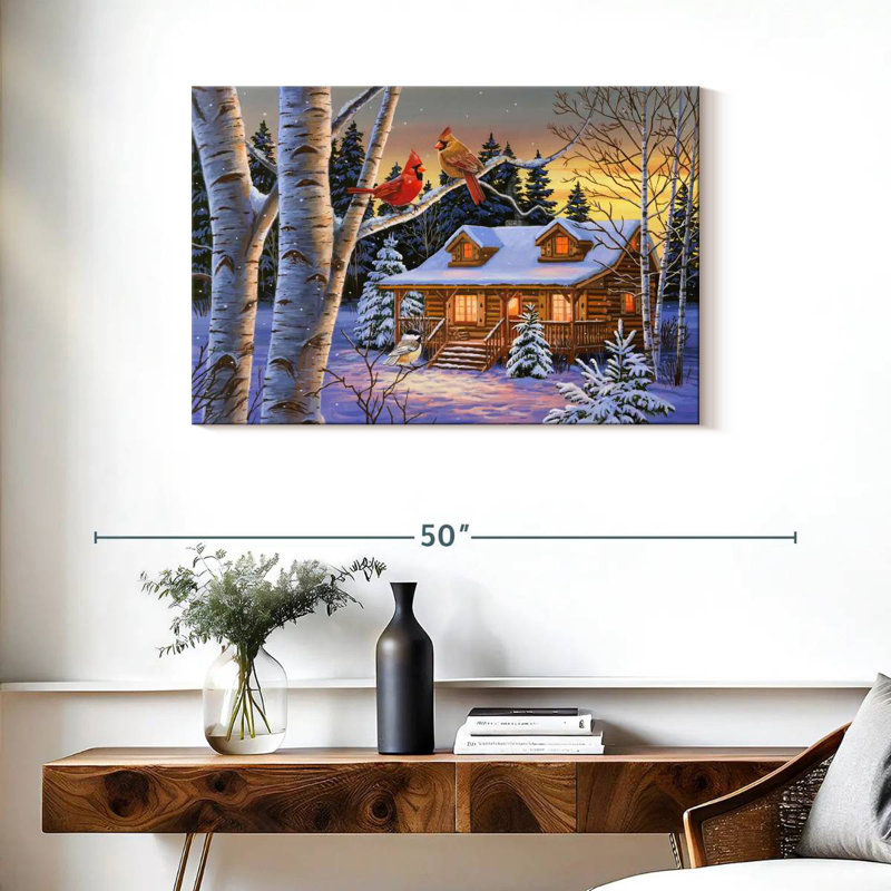 Lilie Rustic Retreat, 24" H x 36" W