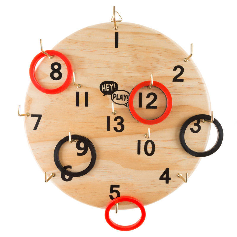 Hey! Play! Solid Wood Cornhole Set