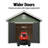 Fairfax Wood Storage Shed, 20 ft. W x 10 ft. D, With Floor (Professional Installation Included)-113449494-108586550