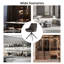 Chaise de bureau en lin Loklun-349842860