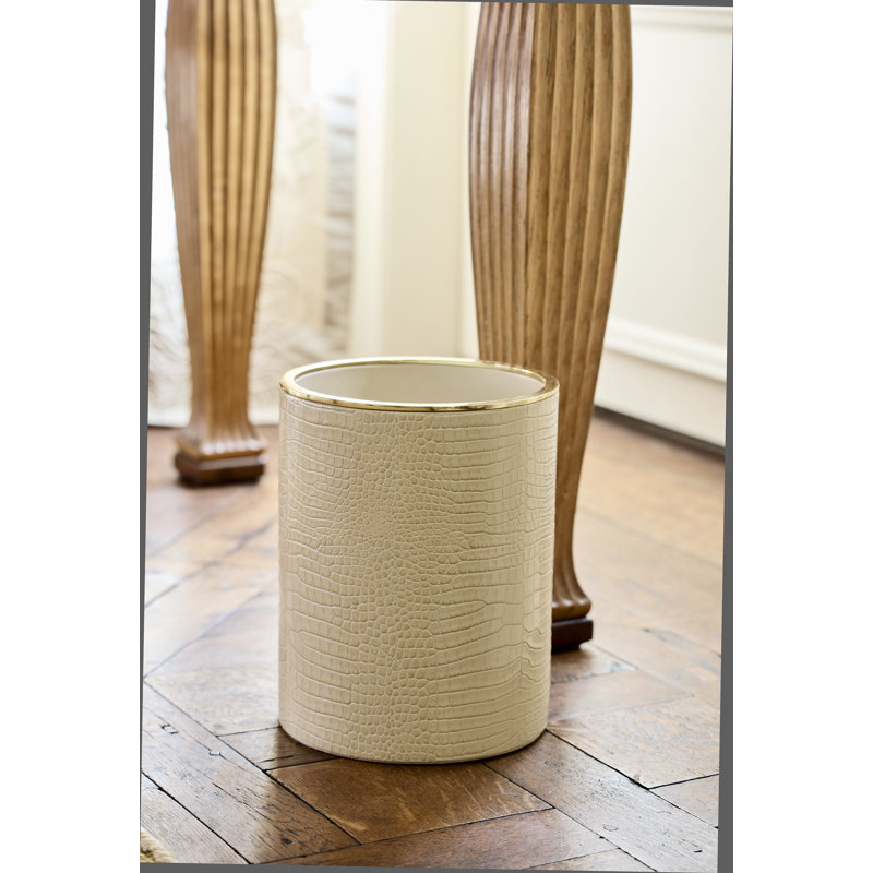 Corbeille ouverte en cuir / similicuir - 3 gallons, Faw