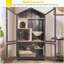 Solid Wood Litter Box Enclosure