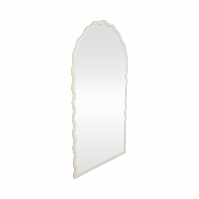 Miroir incliné 31 po x 59 po Hokku Designs, Blanc