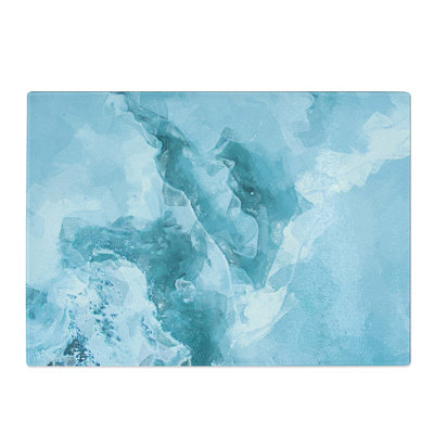 Tempered Glass Peaceful Chopping Board