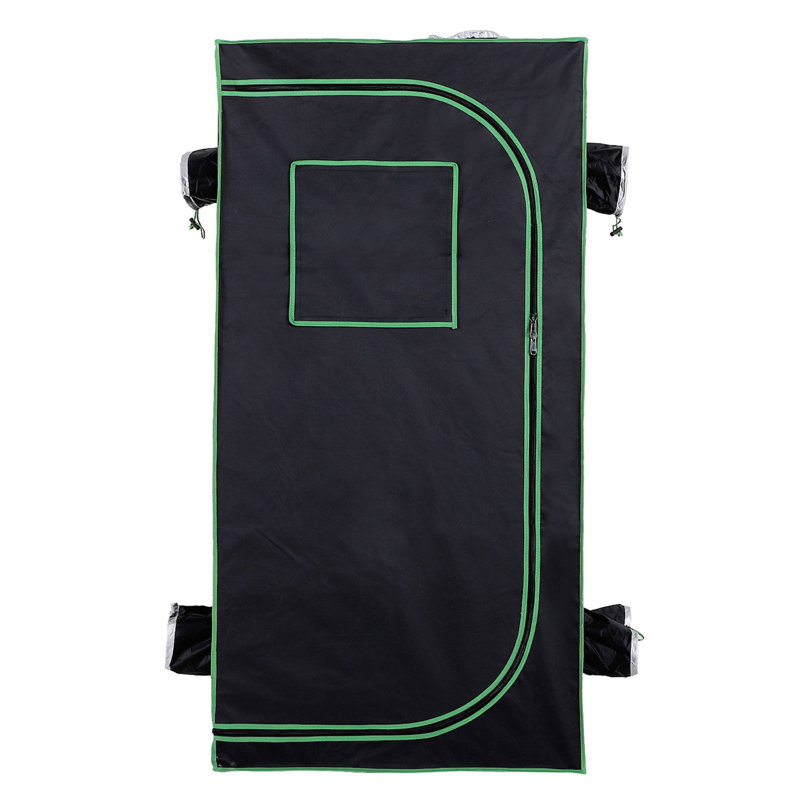 Sylva Modern Reflective Mylar Hydroponic Grow Tent With Adjustable Vents And Floor Tray