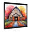 Impression sur toile Barn Symmetry Pointillism I-1845941660-1845941663