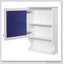 Armoire de rangement murale avec miroir, design élégant en demi-lune pour une vie moderne et organisée-1743067971