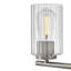 2-Light Bath Vanity Fixture with Clear Ribbed Glass-1941388293