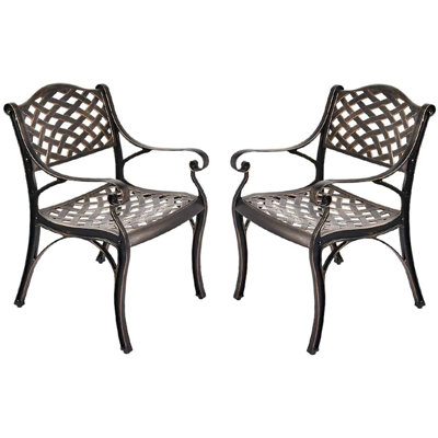 Fauteuil de salle à manger Canora