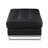 Genuine Leather With Solid Wood And Legs, Oversized, Black Oversized Footrest Legs Wood,