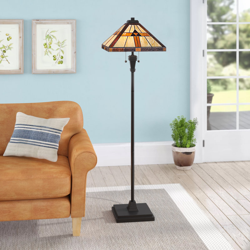 Holstentor 60'' Bronze Traditional Floor Lamp