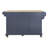 Kitchen Island With Rubber Wood Countertop, Kitchen Cart On 5 Wheels With Storage Cabinet And 2 Top Drawers And A Center Double Layered Storage Drawer For Dinning Room, Blue-690156065