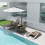 Chaise Adirondack pliante et réglable en PEHD Celese avec repose-pieds-806725596