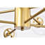 Lustre de style moderne 32 lumières en laiton poli Spoutnik Silversmile-1398068842