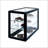 Tempered Glass Counter Top Display Showcase With Sliding Glass Door And Lock