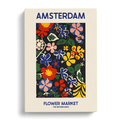 XMKTMKT-57 Amsterdam Flower Market Exhibition 9 - Wrapped Canvas Print