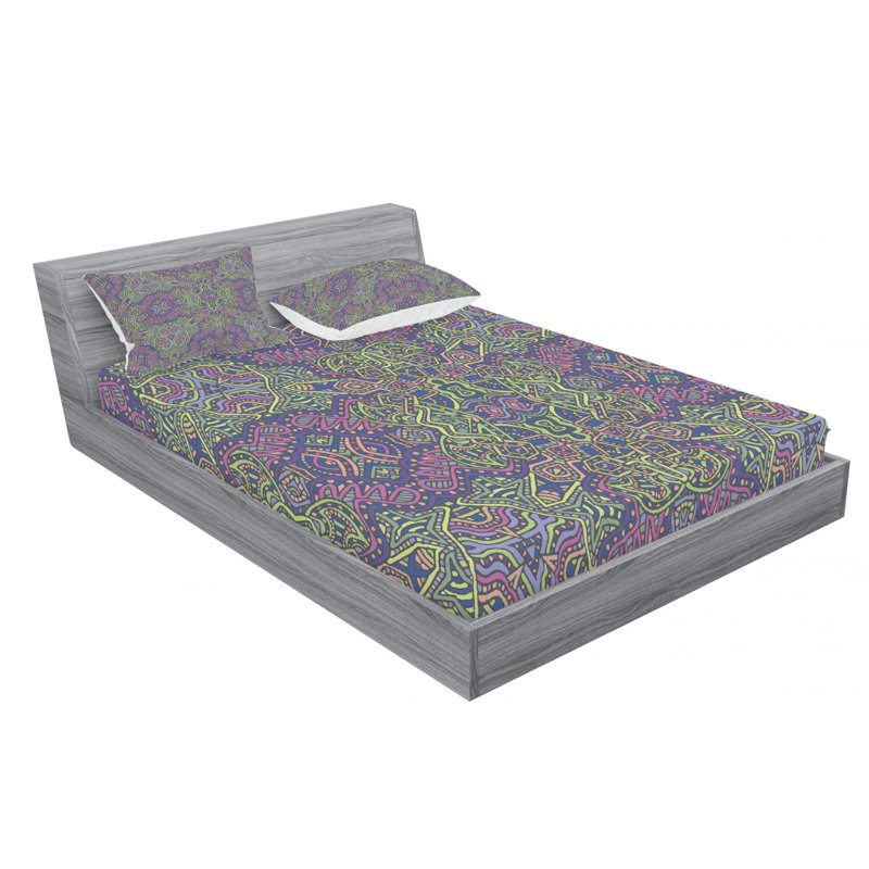 Microfiber Sheet Set, Queen Sheet Set + Fitted Sheet + 2 Pillowcases