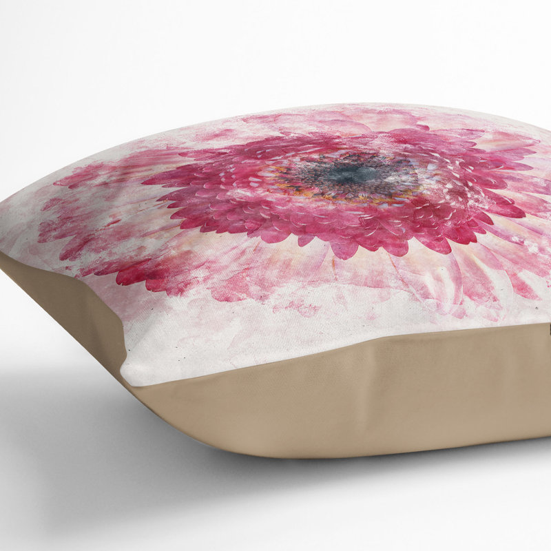 Square Throw Cushion, Stone, 40cm H x 40cm W x 15cm D