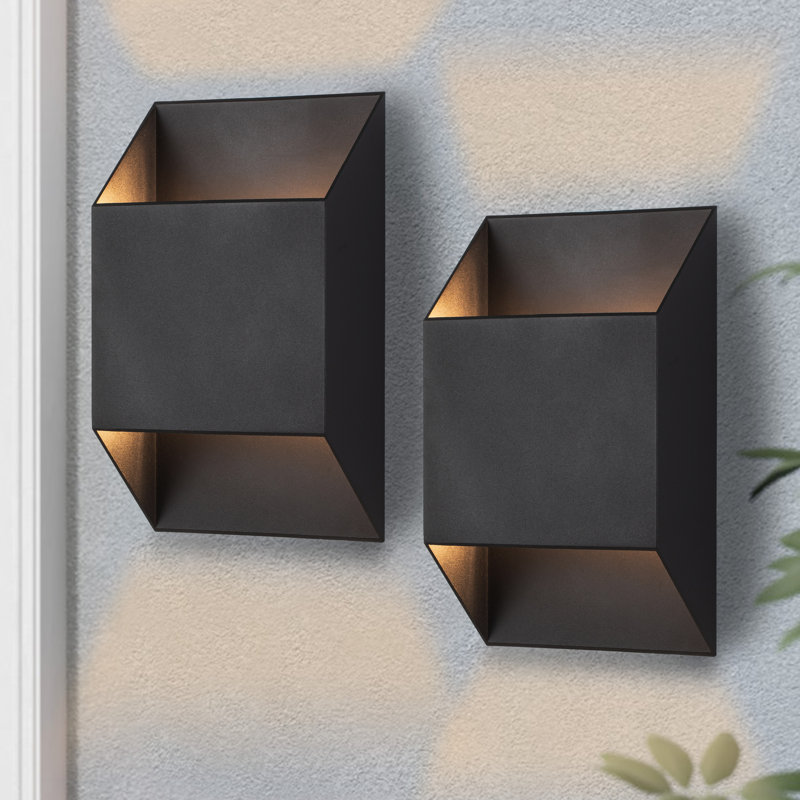 LED Wall Light, 9.5'' H x 6'' W x 3.5'' D