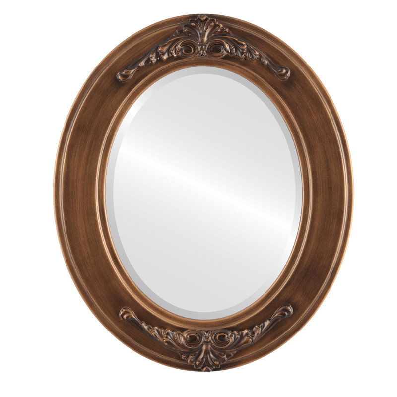 Miroir décoratif biseauté traditionnel Retiro, 33 po x 27 po