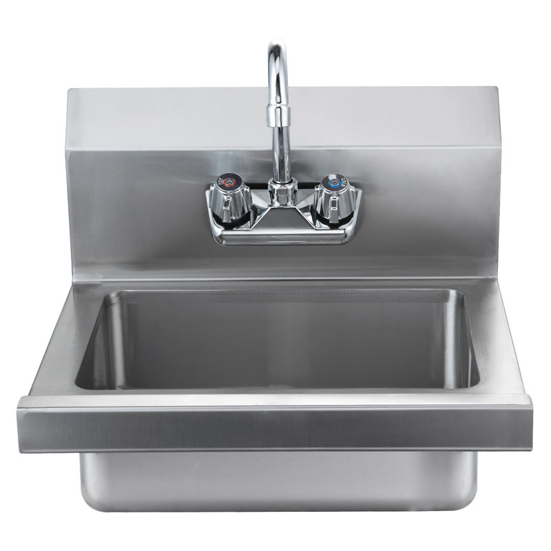 Lavabo à main commercial avec robinet