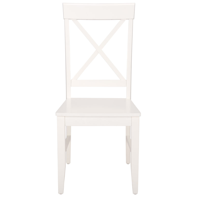 Cierra X-Back Side Chair, White